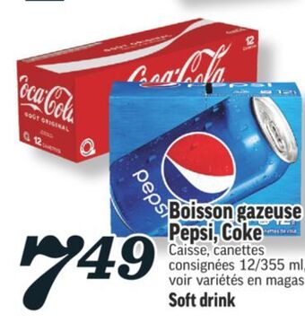 Marché Richelieu Boisson gazeuse pepsi, coke | soft drink offer