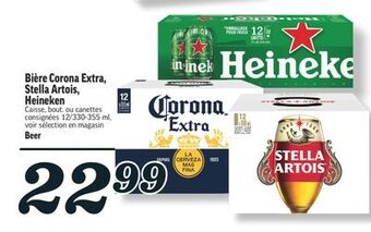 Marché Richelieu Bière corona extra, stella artois, heineken | beer offer