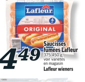 Marché Richelieu Saucisses fumées lafleur | lafleur wieners offer