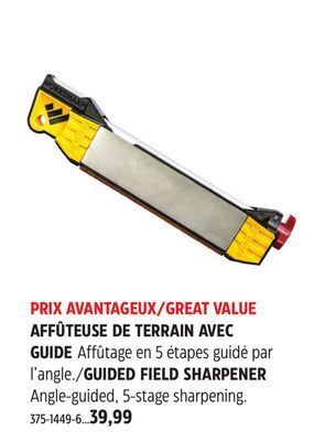 Canadian Tire Guided field sharpener offer