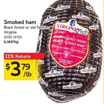 Mayrand Virginia smoked ham offer