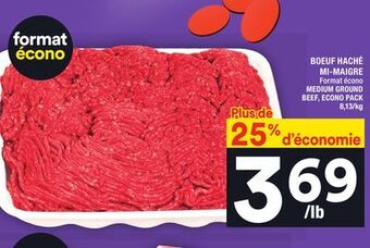 Super C Boeuf haché mi-maigre | medium ground beef offer