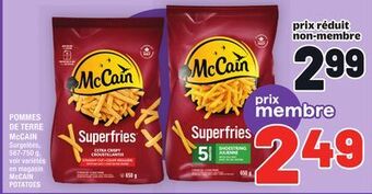 Super C Pommes de terre mccain | mccain potatoes offer