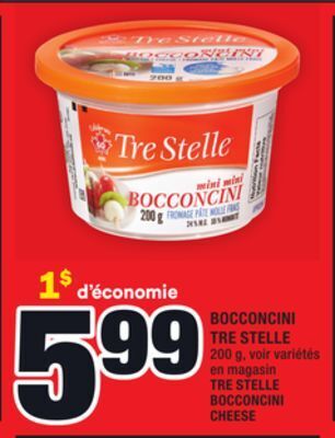 Super C Bocconcini tre stelle | tre stelle bocconcini cheese offer