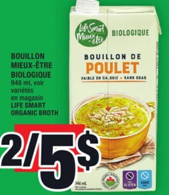 Super C Bouillon mieux-être biologique | life smart organic broth offer