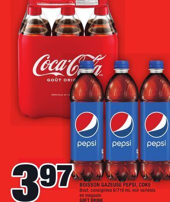 Super C Boisson gazeuse pepsi, coke | soft drink offer