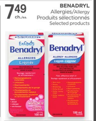 Proxim Benadryl offer
