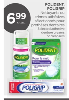 Proxim Polident, poligrip offer