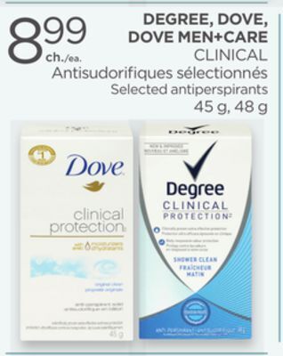 Proxim Degree, dove, dove men+care offer