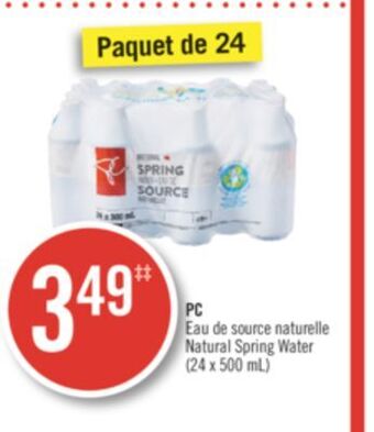 Pharmaprix Pc natural spring water offer