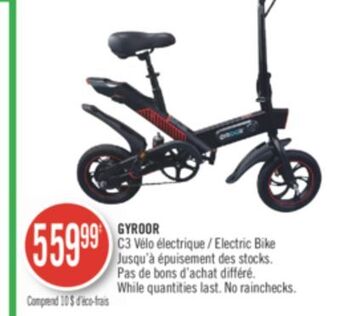 Pharmaprix Gyroor electric bike offer