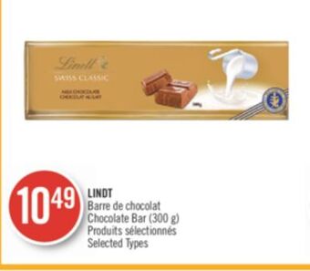 Pharmaprix Lindt chocolate bar offer