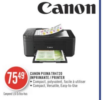 Pharmaprix Canon pixma tr4720 imprimante / printer offer