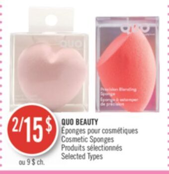 Pharmaprix Quo beauty cosmetic sponges offer