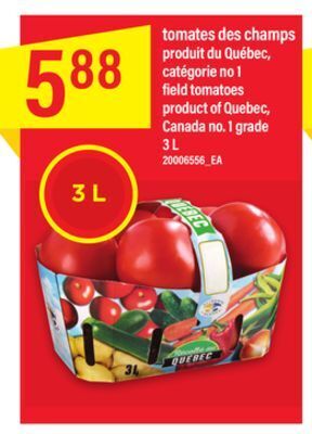 Maxi Tomates des champs, 3 l offer