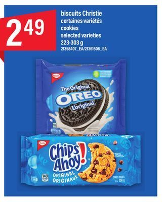 Maxi Biscuits christie, 223-303 g offer
