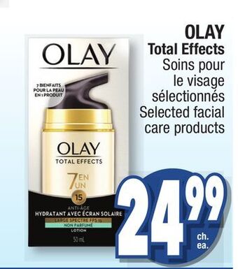 Jean Coutu Olay selected facial care products offer