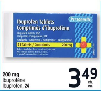 Jean Coutu Personnelle 200 mg ibuprofen offer