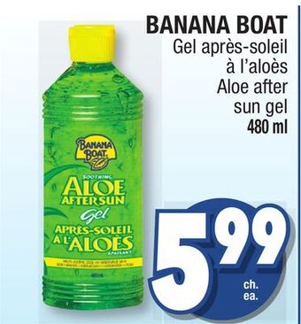Banana boat aloe after sun gel