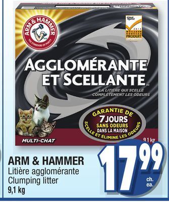 Jean Coutu Arm & hammer clumping litter offer