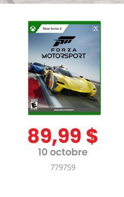 GameStop Xbox series x forza motorsport offer