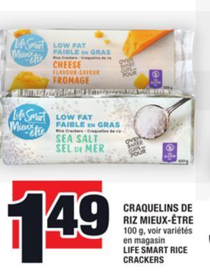 Super C Craquelins de riz mieux-être | life smart rice crackers offer