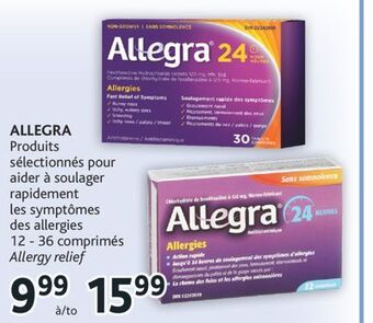 Brunet Allegra produits sélectionnés pour aider à soulager rapidement les symptômes des allergies offer