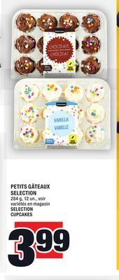 Super C Petits gâteaux selection | selection cupcakes offer
