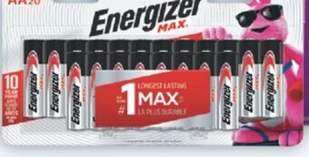 Brunet Energizer piles sélectionnées offer