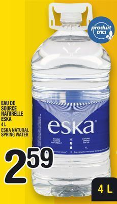 Marche Ami Eau de source naturelle eska | eska natural spring water offer