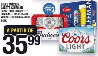 Marche Ami Bière molson, labatt, sleeman | beer offer