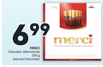 Brunet Merci chocolats sélectionnés offer