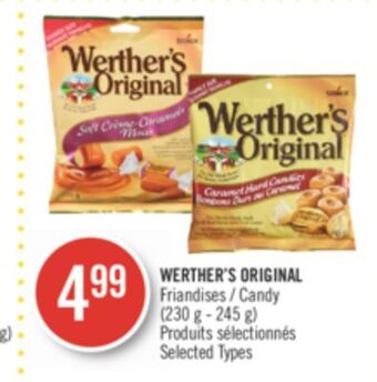 Pharmaprix Werther's original candy (230 g - 245 g) offer