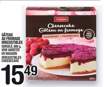 Marche Ami Gâteau au fromage irresistibles | irresistibles cheesecake offer