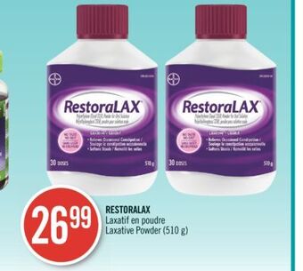 Pharmaprix Restoralax laxative powder offer
