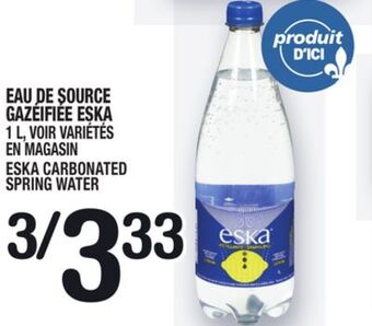 Marche Ami Eau de source gazéifiée eska | eska carbonated spring water offer