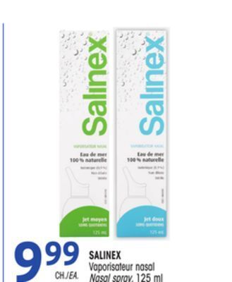 Uniprix Salinex vaporisateur nasal / nasal spray offer