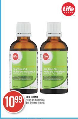 Pharmaprix Life brand tea tree oil offer