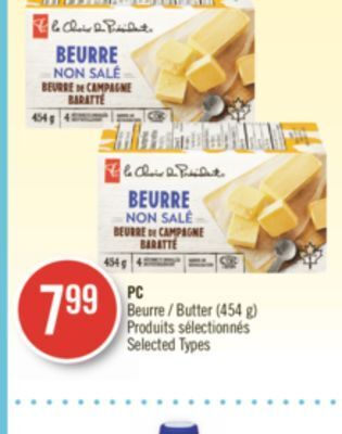 Pharmaprix Pc butter offer