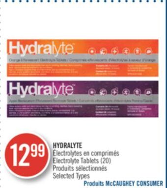 Pharmaprix Hydralyte electrolyte tablets offer