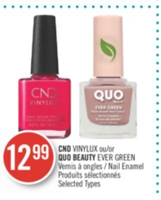 Pharmaprix Cnd vinylux or quo beauty ever green nail enamel offer