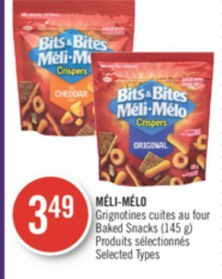 Pharmaprix Méli-mélo baked snacks offer