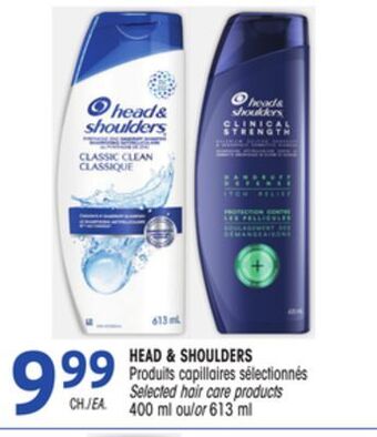 Uniprix Head & shoulders produits capillaires sélectionnés / selected hair care products offer
