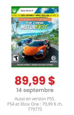GameStop The crew motorfest special edition de ubisoft xbox series x offer