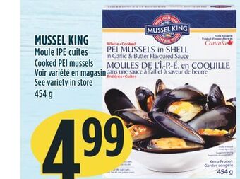 Marché Adonis Mussel king moule ipe cuites offer