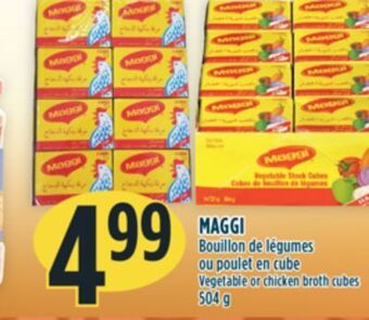 Marché Adonis Maggi bouillon de légumes ou poulet en cube offer