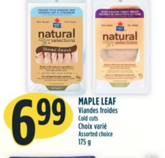 Marché Adonis Maple leaf viandes froides offer