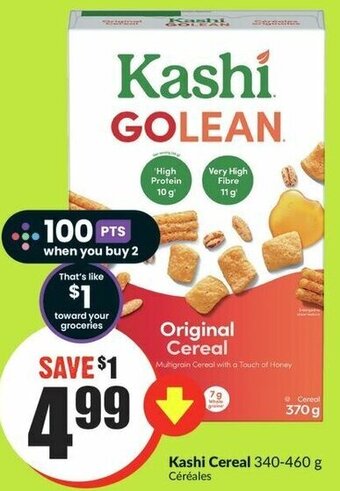 FreshCo Kashi Cereal 340-460 g offer