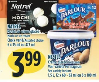 Marché Adonis Natrel mochi ou crème glacée offer