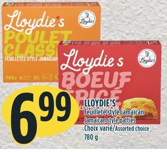 Marché Adonis Lloydie's feuilleté style jamaïcan offer